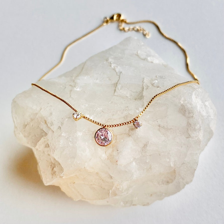 Collar Cristal Redondo