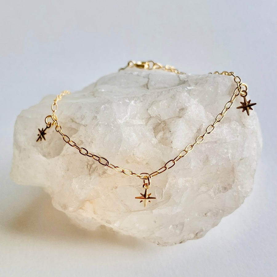 Tobillera Estrella Rayos